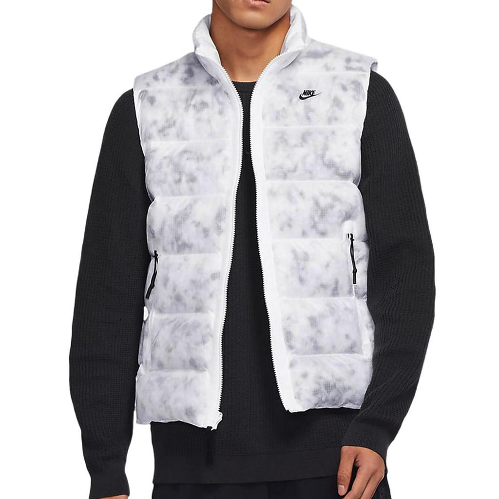 Nike Мужские жилеты, белые, со стоячим воротником, средней толщины, другие характеристики DN2818-100