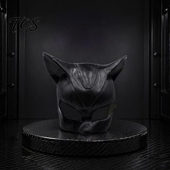Сексуальная черная латексная маска Хэллоуин Кошка Женская маска, Кошачий глаз Костюм Мягкий прочный кожаный аксессуар для маскарада Супергерой Косплей Вечеринка Модная