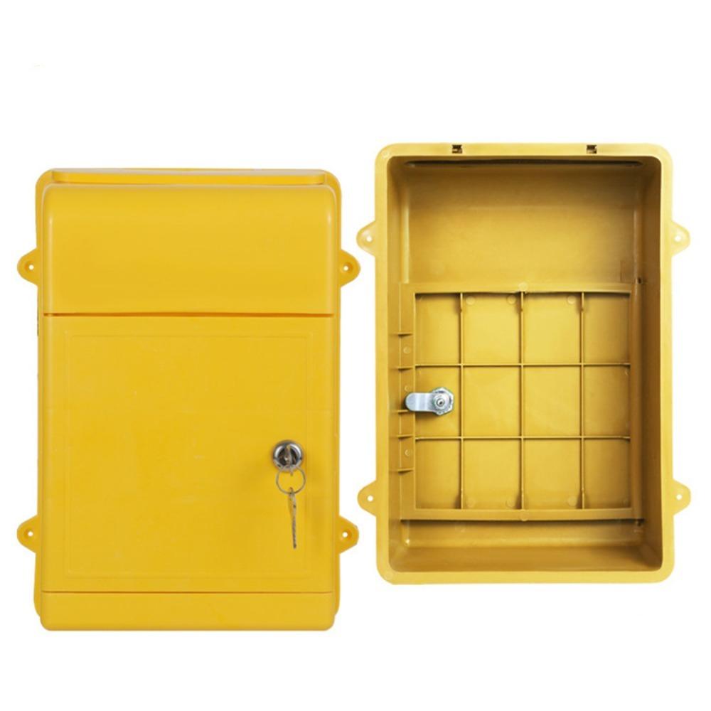 С замком почтовый ящик пластиковый почтовый ящик почтовый ящик универсальный ящик для писем для дома двора офиса