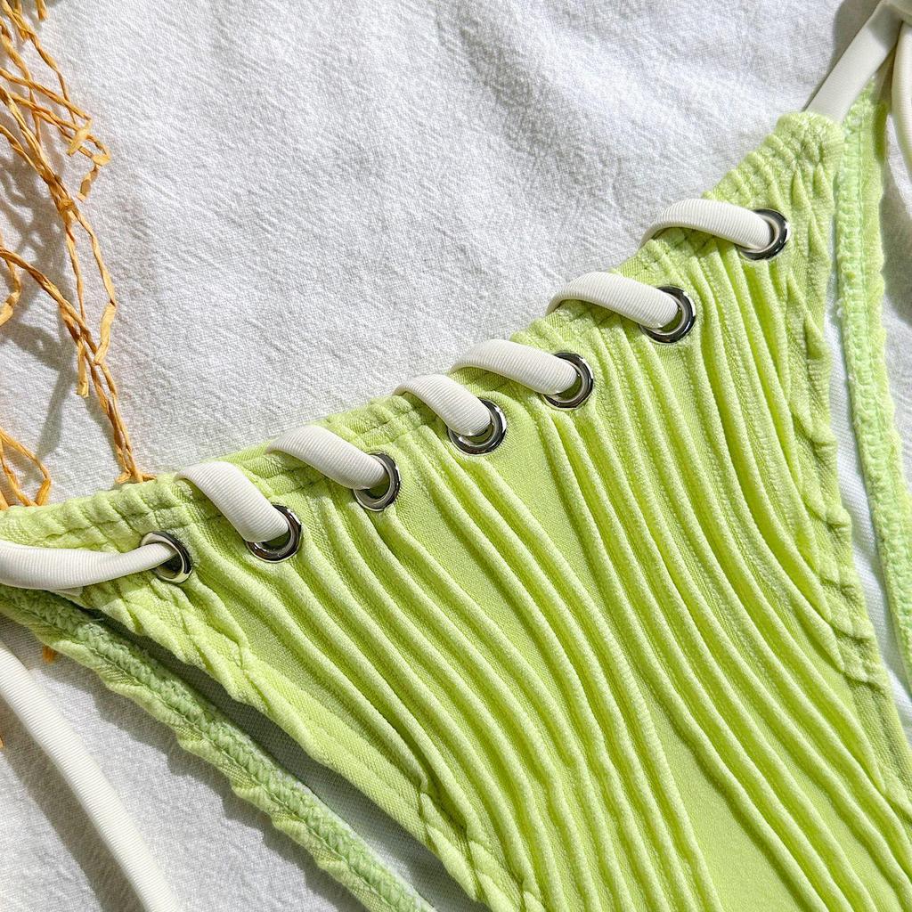 2025 Европейский и американский милый раздельный купальник