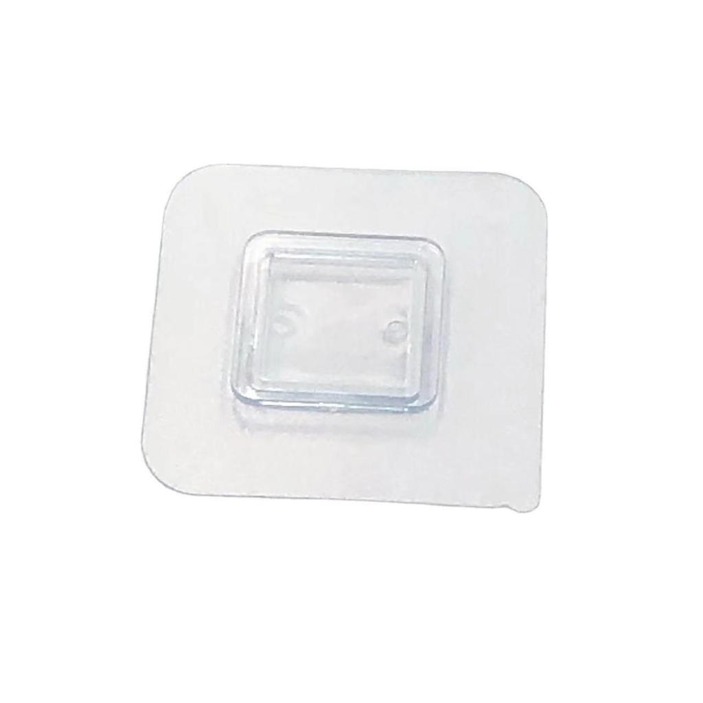 Многослойная клейкая настенная полка для хранения с прозрачными крючками для ванной комнаты