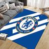 Chelsea F.C Flannel Pattern Square Carpet,Area Rug,Carpet Rug for Living Room Bedroom Sofa Playroom Decor,Non-slip Floor Mat