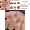 High-quality French Cat Eye Nail Stickers Starry Sky Pattern For Pregnant Women And Students