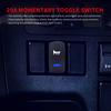 DaierTek 12V Кнопка гудка Мгновенный переключатель-качалка Синий светодиод 12 Вольт Ranger Автомобиль Поезд Квадроцикл UTV RZR Лодка Морской переключатель Водонепроницаемый