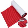 Red EVA Foam Boat Marine Yacht Flooring Mat Faux Teak Non-Slip Decking Sheet Pad for Boat, Marine, Yacht, Ship, Dock, Gym