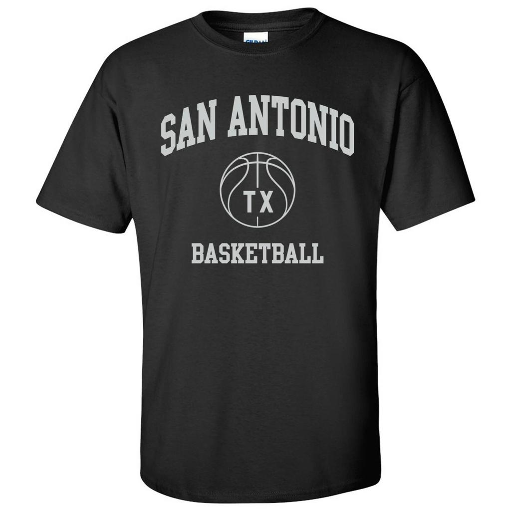 Базовая хлопковая футболка San Antonio Classic Basketball Arch