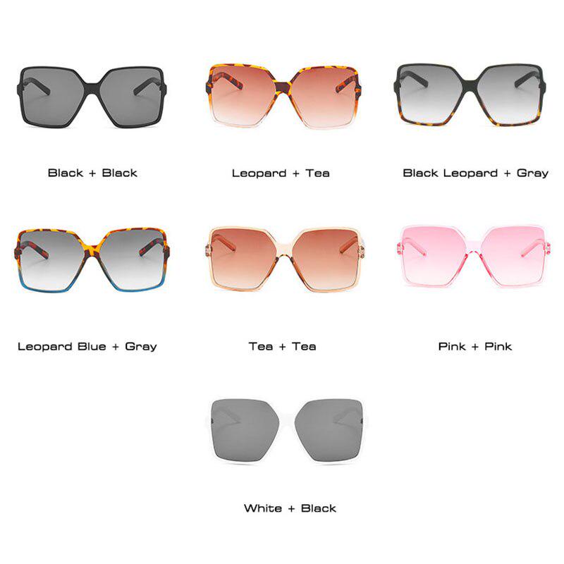 SHAUNA Винтажные негабаритные квадратные женские солнцезащитные очки, модные очки с градиентными линзами, оттенки UV400