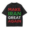 Casual SSeyyed Ali KKhamenei  TShirt for Men Round Collar Cotton Washed T Shirt  Short Sleeve Tee Shirt Printed Clothing