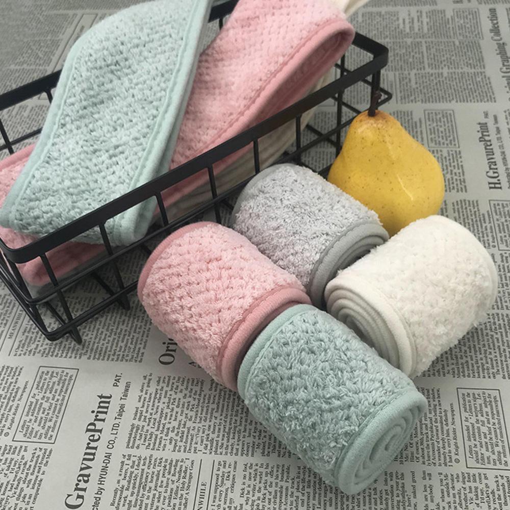 Мода Женщины Макияж Душ Лицо Ванна Коралловый Флис Повязка на Голову Обертка Тиара Тюрбан Умывание Лица Повязка для Волос