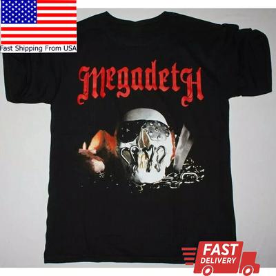 Megadeth Killing Is My Business'85 Черная футболка Унисекс Хлопковая футболка S-5XL TA7865 Унисекс Футболка