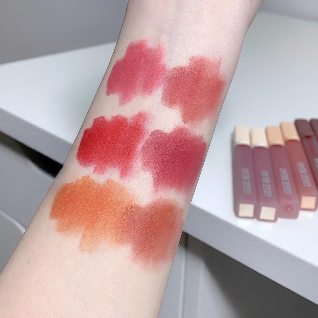 Air Lip Mud Matte Matte Velvet Long-lasting Whitening Non-fading Non-stick Cup Lipstick Lip Glaze