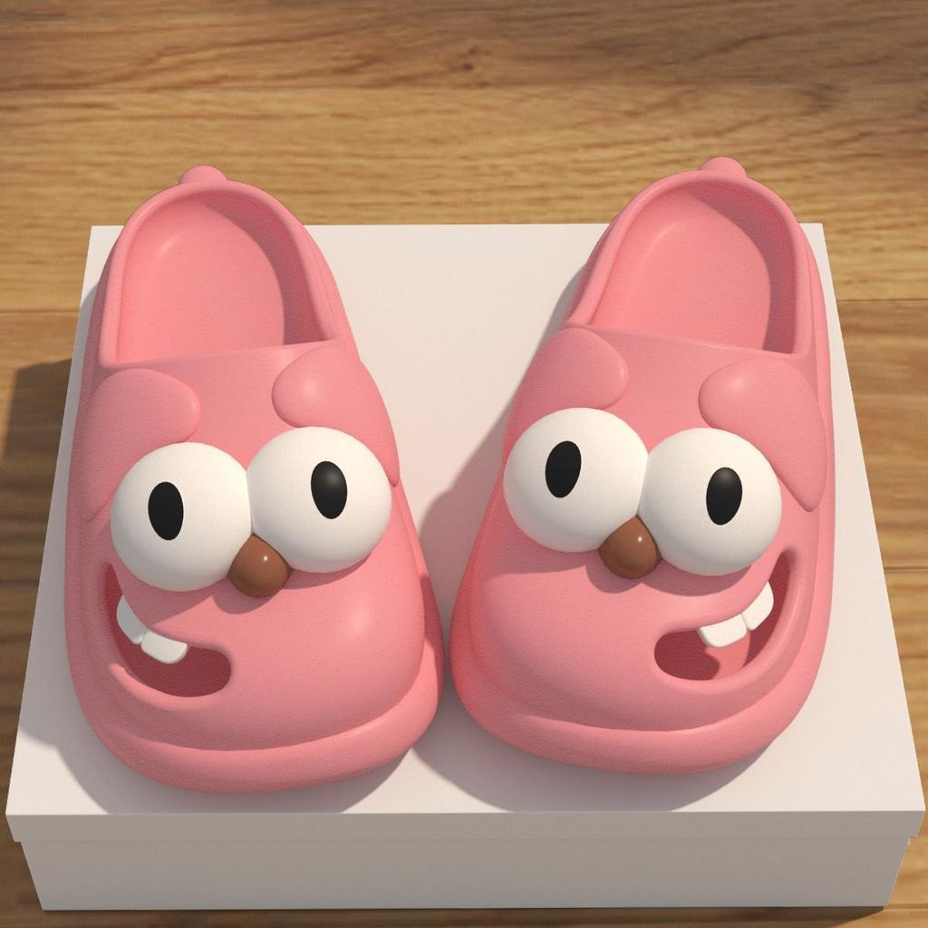 Модные домашние сандалии Kawaii, женские тапочки, летние тапочки в стиле аниме для ванной, симпатичные детские туфли для женщин 2024 года, корейский стиль, новый Y