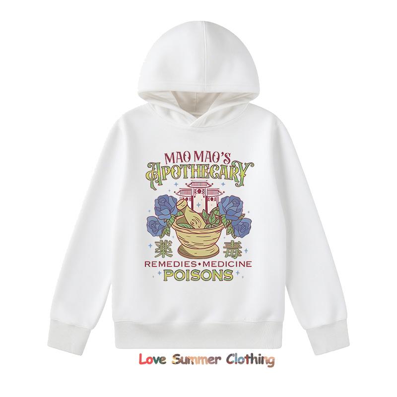 Худи «Дневники аптекаря» для девочек 4-14 лет, принт HD, пуловер для мальчиков, повседневная толстовка для девочек, осень, много цветов, оптовая скидка