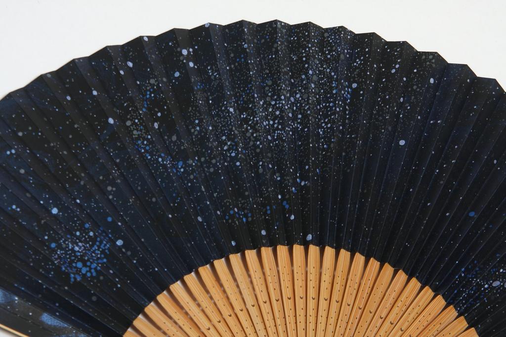Hasegawa Kyoto Starry Sky Handmade by Kyoto Includes Fan Bag and Presentation Box Fan, Design, Artisans,