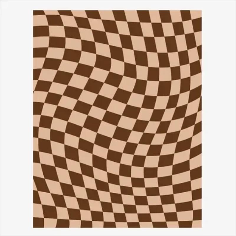 Modern Pink Living Room Carpet Ins Plaid Plush Soft Girls Bedroom Carpets Fashion Large Area Cloakroom Decorative Rug