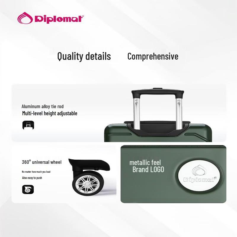 Чемодан Diplomat TC-6903 Business с кодовым замком TSA и поворотными колесами