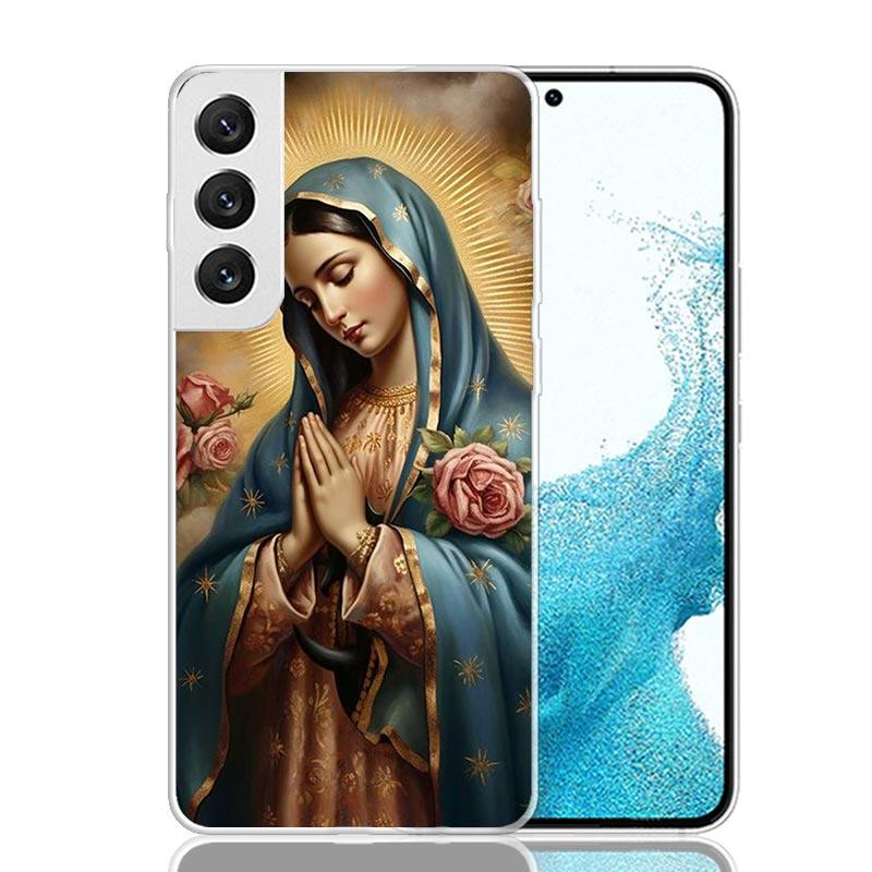 Virgin De Guadalupe Virgen Mary Phone Case For Samsung Galaxy S26 S25 Edge S24 S23 FE S22 Ultra S21 Plus S20 + Fundas Cover Coqu