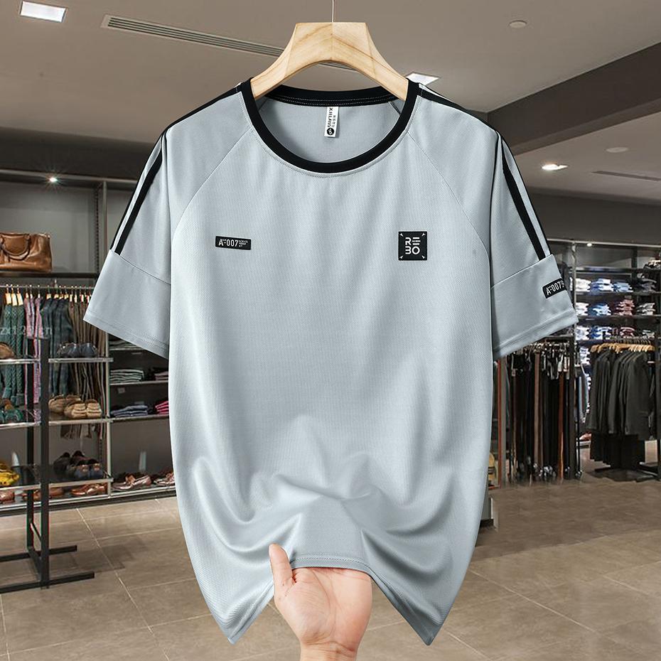 Мужские футболки большого размера 13XL, летние футболки с коротким рукавом и круглым вырезом, повседневные свободные футболки, мужская футболка большого размера