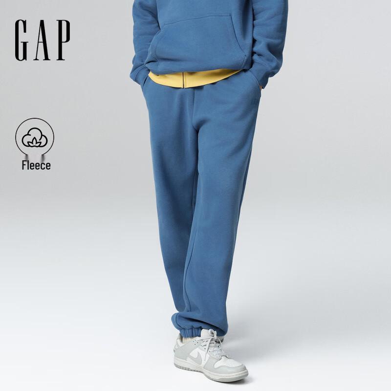 Мужские флисовые джоггеры Gap 2025 Осень с логотипом, свободного кроя