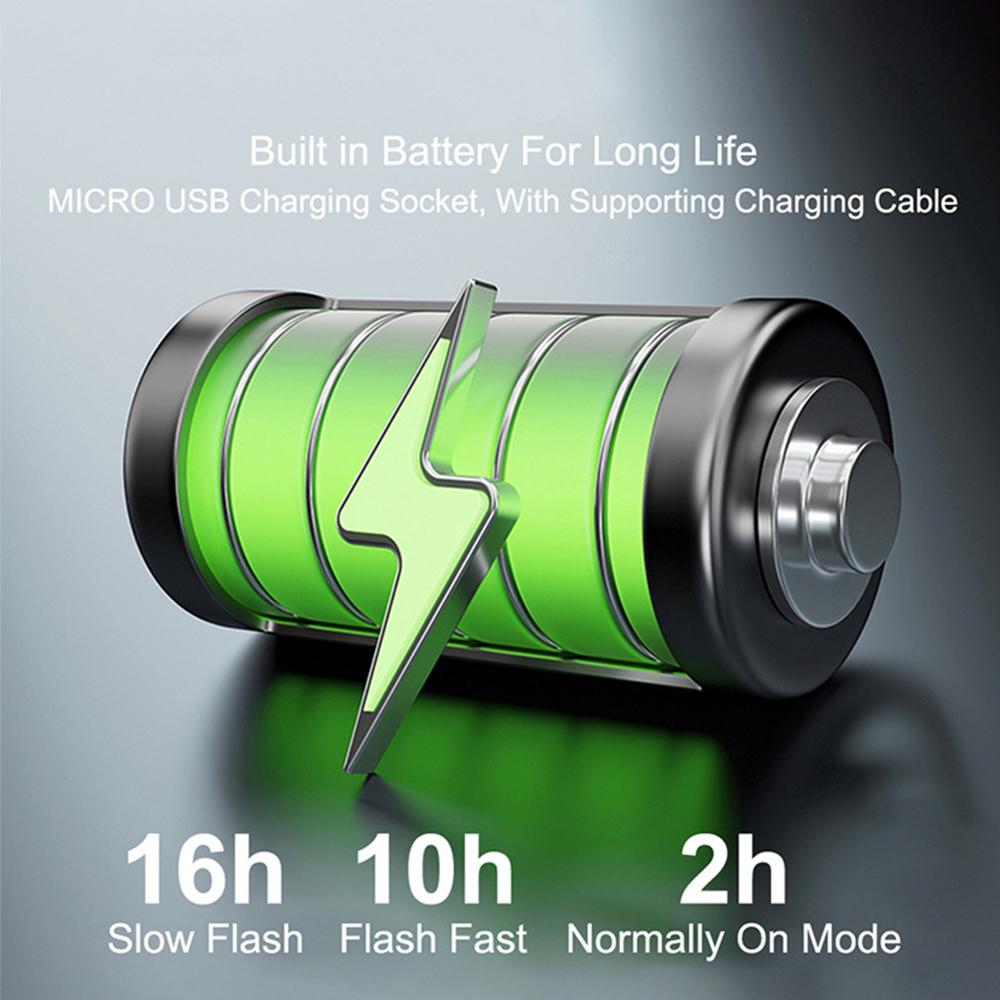 7 Colors USB Rechargeable High Brightness Wireless LED Strobe Lights with Remote