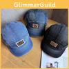 Letter Patch Trendy Cotton Baseball Hat With Breathable Design For Wear Casual