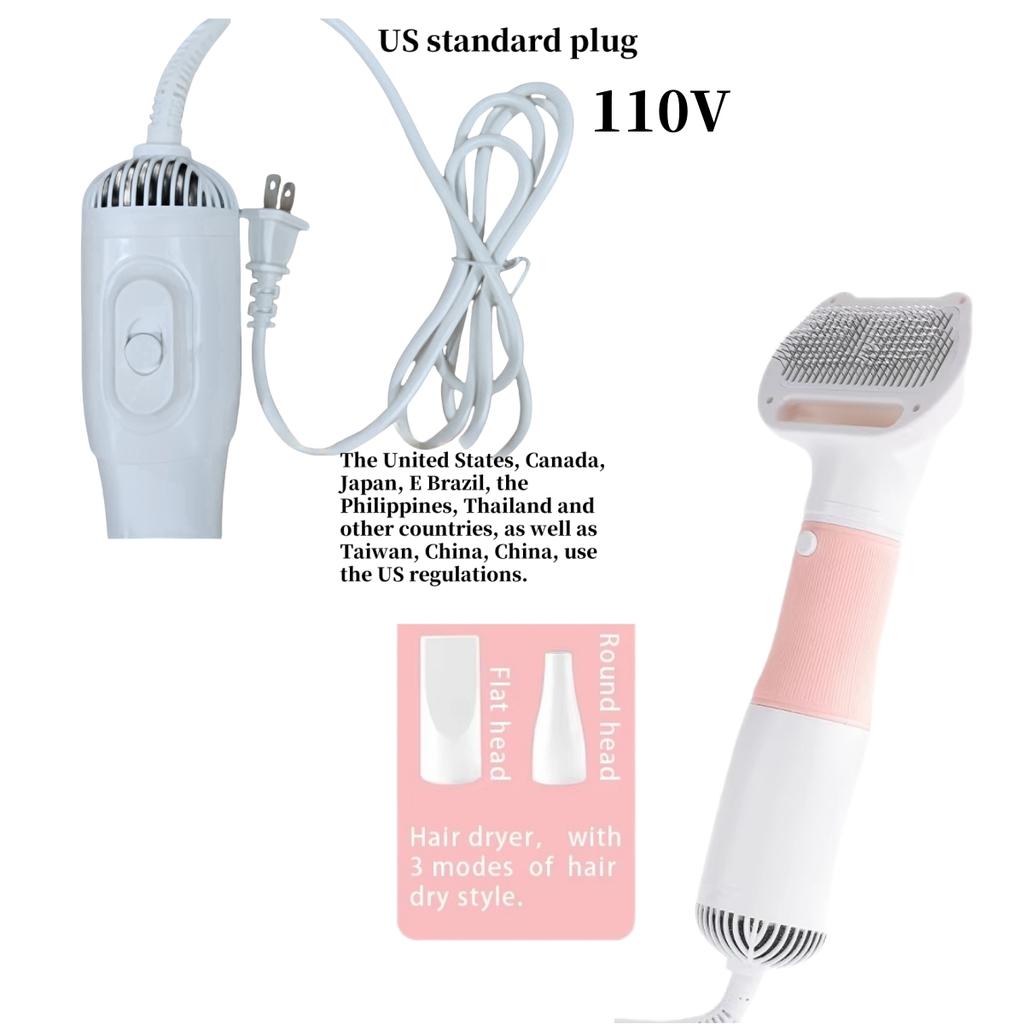Pet Water Blower Hair Pulling Blowing Wind Modeling 3 In 1 Artifact Dog Hair Pulling Machine Hair Dryer Teddy Hair Comb Beauty
