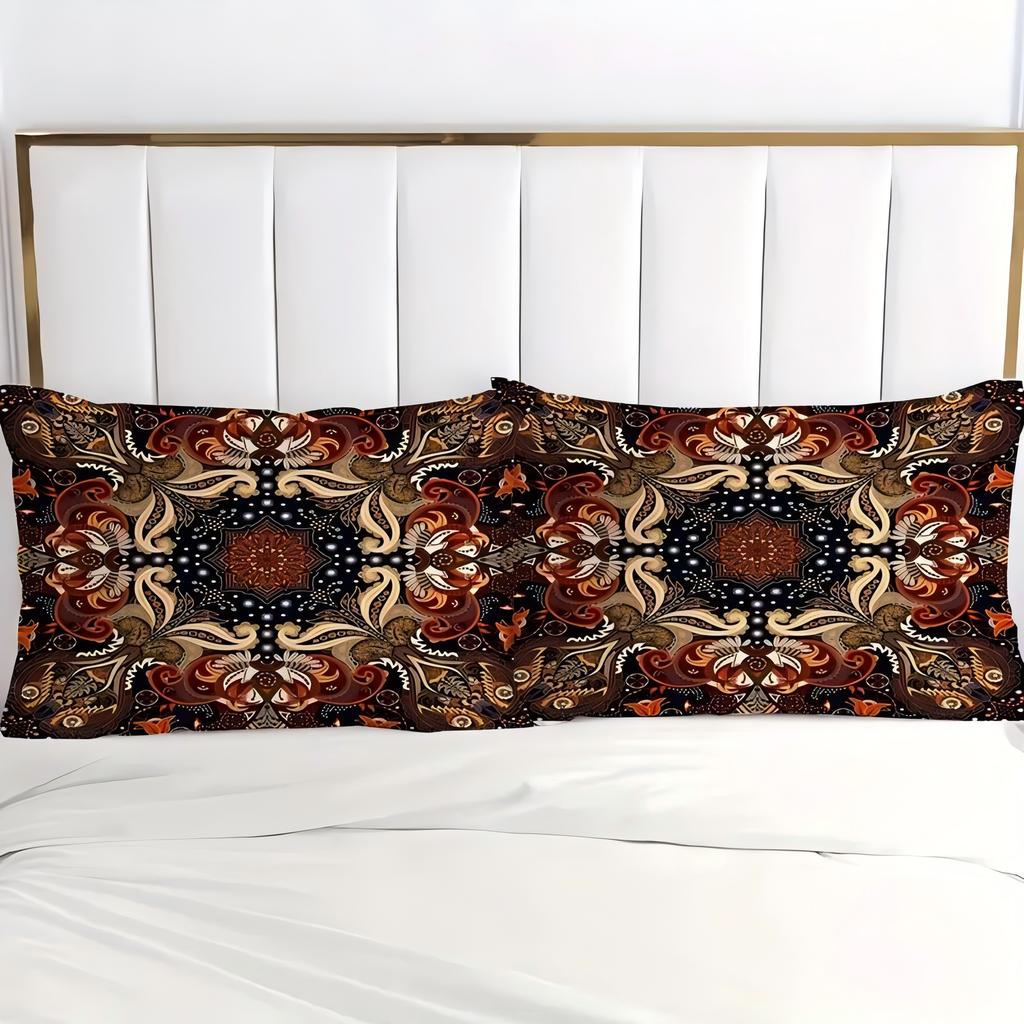 Gold Mandala Flowers 3D Print Duvet Cover Set Bohemian Style Double For Adults Queen King Size Bedding Set With Pillowcase