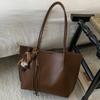 Large-capacity Commuter Tote Bag, High-value Simple Large Bag for Women 2025 New Women's Bag, Shoulder Bag for College Students In Class