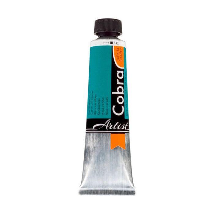 Peinture à l'huile - Cobra - Artist - Bleu Caraïbes - 542 - Tube de 40ml