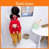 School Toddler Cartoon Backpack With Cute Bear Pendant And Design Lightweight