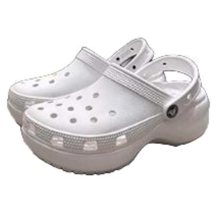 Crocs Классические платформенные клоги Женские Лунный Серый 206750-1NK