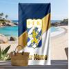 ifk göteborg Personalized Printed Beach Towel Soccer Logo Support Custom Name Text Absorbent Towel For Sport Travel Special Gift