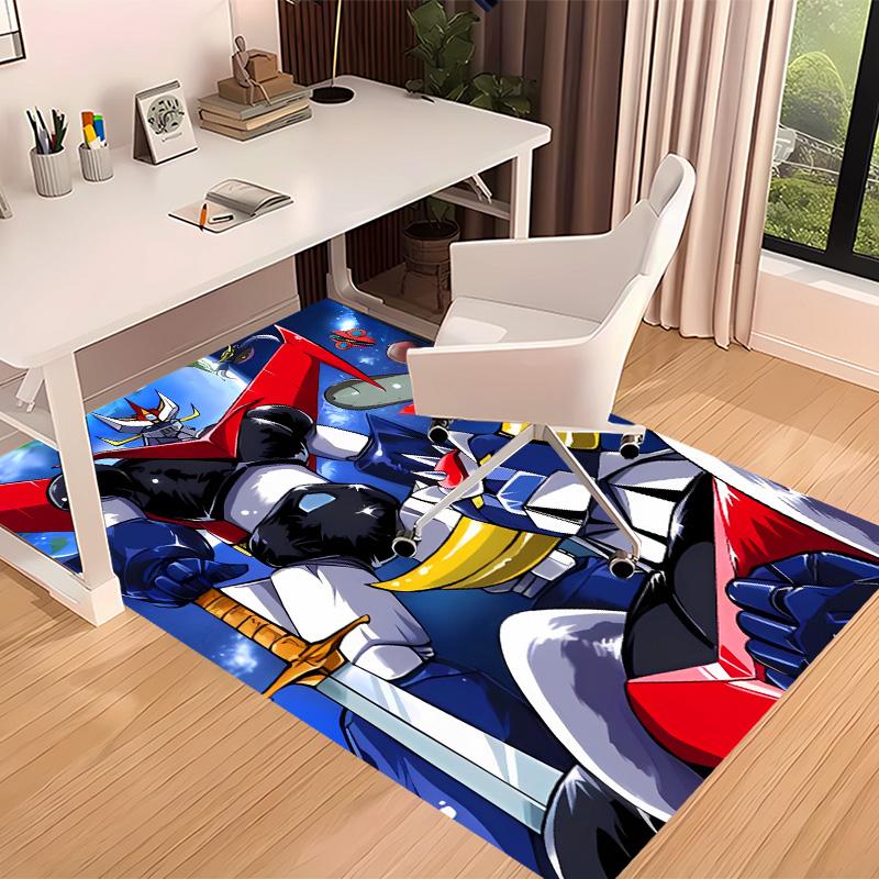 UFO Robo Grendizer Printed Absorbent Washable Carpet, Non-Slip Bathroom Mats, Kitchen Rugs, Yoga Mat,Living Room Entrance, Camping Picnic Rugs