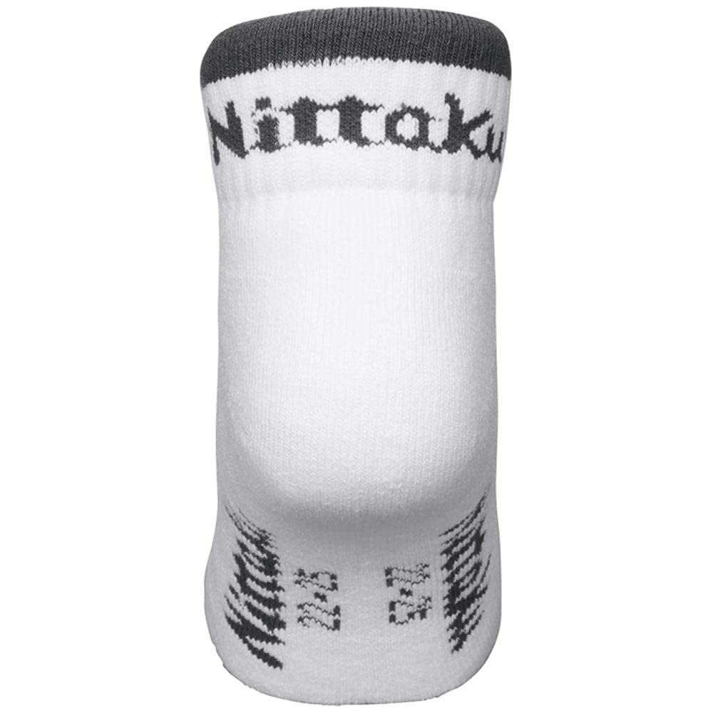 Nittaku Table Tennis Unisex Short Fit Match Socks Gray L NW-2952 (25.0-28.0cm)