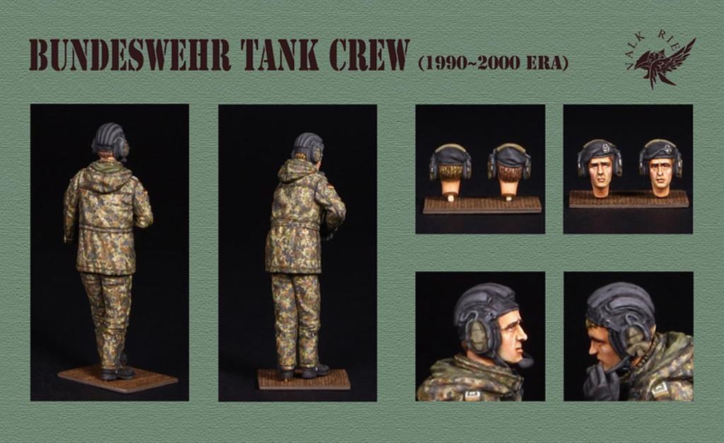 Valkyrie Miniature Current German Tank Crew Set Resin Kit VM35012 1/35 1990-2000s 2-х частей