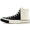 1970s Chuck Taylor All Star Comfortable and Versatile Durable and Lightweight High Top Canvas Shoes Unisex White & Black