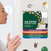 Air Fryer Cookbook Calendar Magnetic Cheat Sheet Food Pro Recipes Cooking Schedule Quick Reference Guide Kitchen Accessories