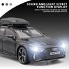 Игрушечная модель автомобиля RS6 в масштабе 1/32 со звуком и светом, открывающиеся двери, литая модель автомобиля из сплава, коллекционная игрушка для мальчика, взрослого, праздничный подарок