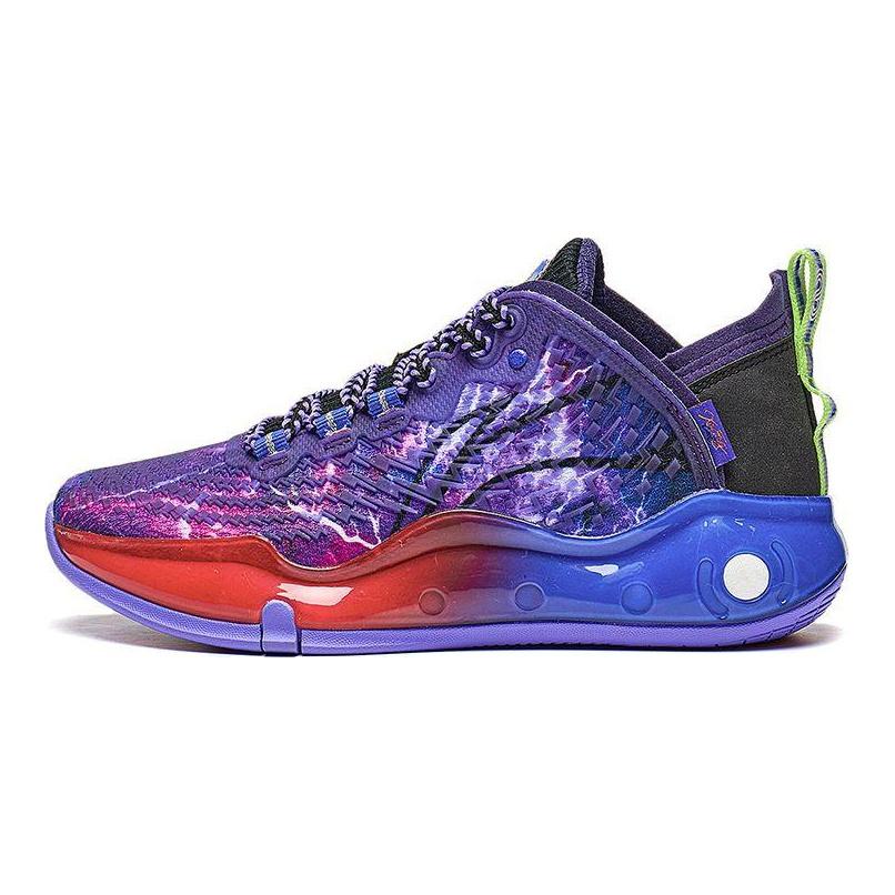 Баскетбольные кроссовки Li Ning Youth Pioneer Ling Premium 3.5, удобные, нескользящие, амортизирующие, низкие, детские, синие, YKBT040-3