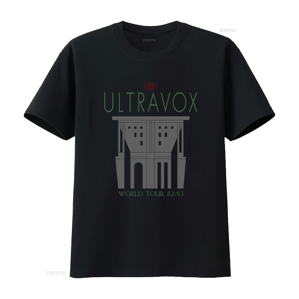 Vintage 1982 1983 Ultravox World Tour Concert T Shirt Heather Gray M L 80s New Wave Synthpop Band Merch vintage Washed homme