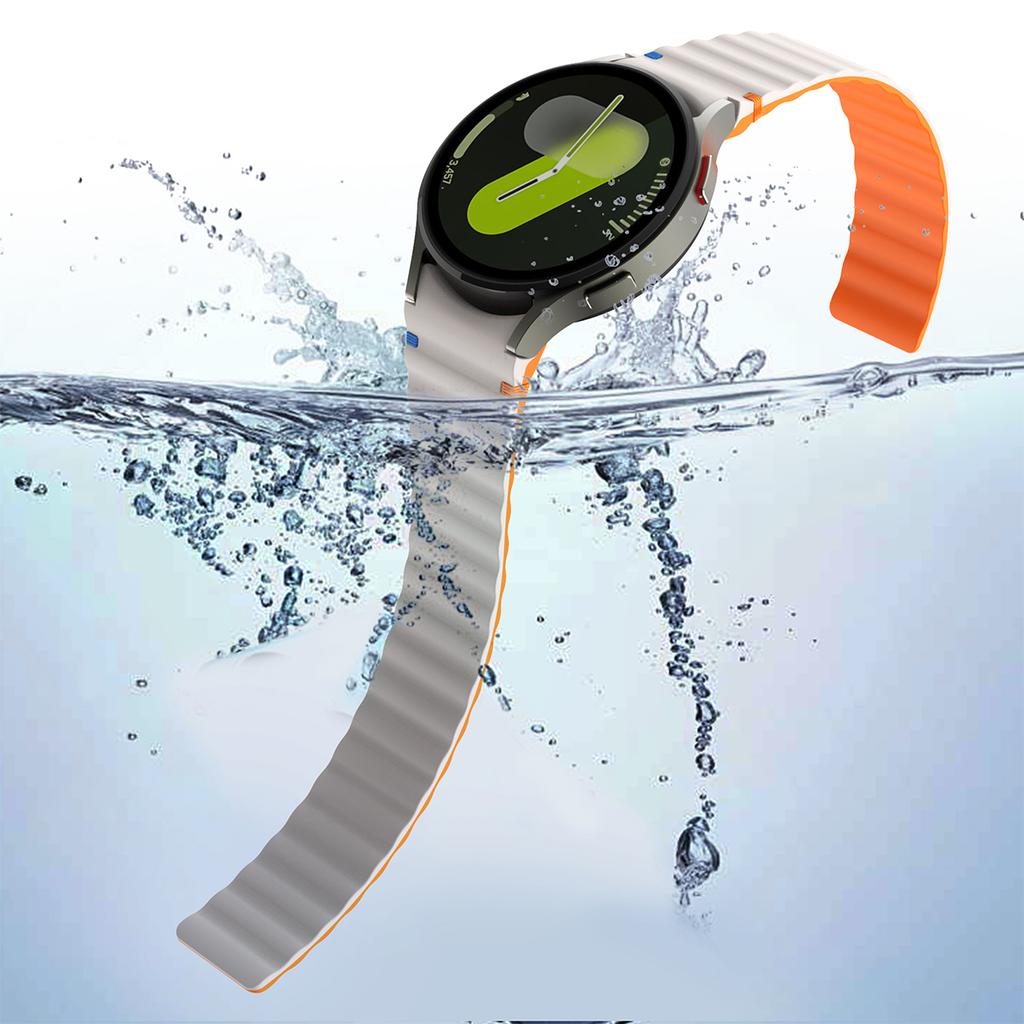 Силиконовый магнитный ремешок без зазоров для Samsung Galaxy Watch 7/FE/6/5/4/Classic 40 мм 44 мм 5Pro Спортивный браслет для Galaxy Watch 6 4 Classic 43/47 мм