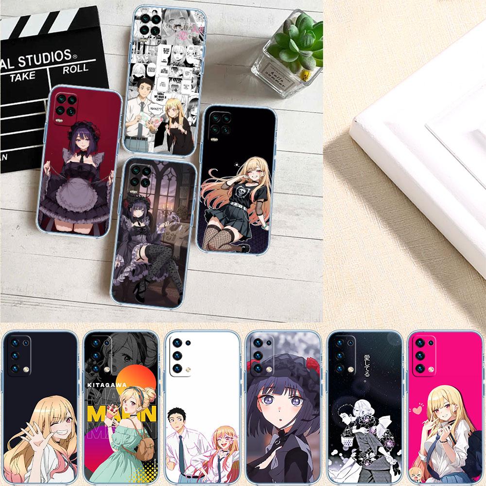 LO60 Кейс для телефона Marin Kitagawa Soft Shell Прозрачный для Samsung Galaxy A04 A04S A14 A23 A34 A54 M23 M33 M52 M53