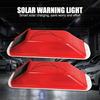 Автомобильный солнечный предупредительный светильник, красный и желтый ограждение, забор, светоотражающий курсор, ночной стробоскоп, солнечный контурный светильник
