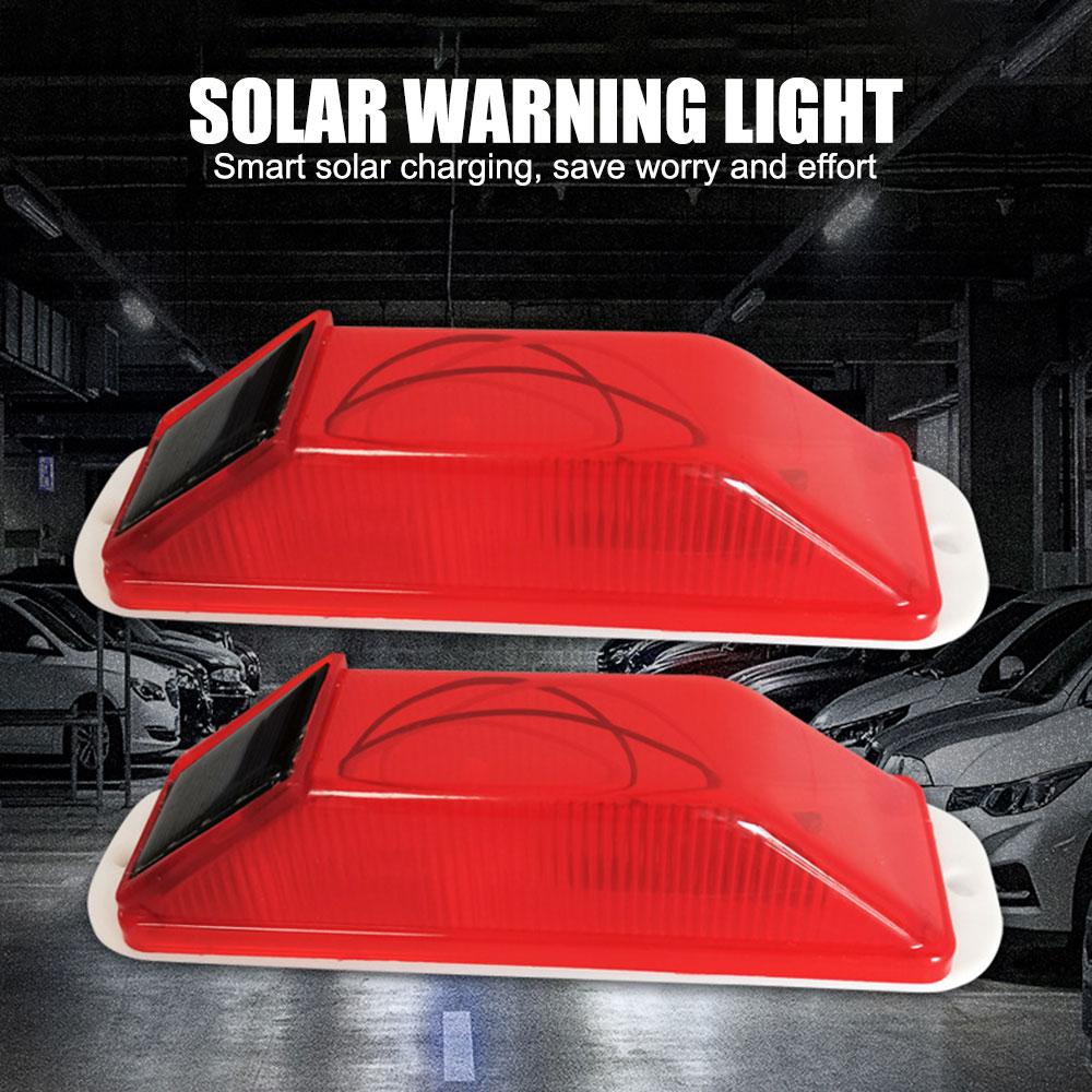 Автомобильный солнечный предупредительный светильник, красный и желтый ограждение, забор, светоотражающий курсор, ночной стробоскоп, солнечный контурный светильник