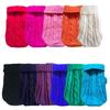 Pet Sweater Knitted Coat Warm Dog Clothes Dog Sweater Christmas Pet Clothing Rose Red