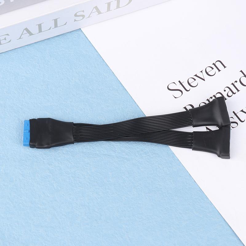 Usb 3.0 19Pin/20Pin Внутренний удлинительный разъем 1 на 2 Удлинительный разветвитель Кабель Diy Удлинитель для материнской платы