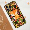 Осенние Листья Падающий Лис Чехол для Телефона Для iPhone 17 Pro Max 11 14 15 16 Pro Max 12 13 mini 16 Plus 16e 17 Air Funda