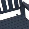 Garden Swing Chair Navy Blue 92 x 70 x 108 cm HDPE