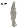 Sacred Prayer Sculpture Praying Virgin Mary Statue, Minimalist Blessed Sculpture, Statue Religious Figurine for Home Altar Desktop Decor Gift Women
