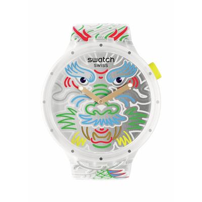 Swatch DRAGON IN CLOUD BIG BOLD Наручные часы SB05Z102
